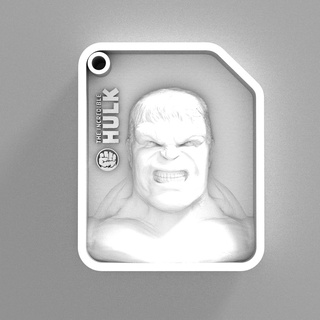 hulk avengers keychain 3d print model - Mito3D