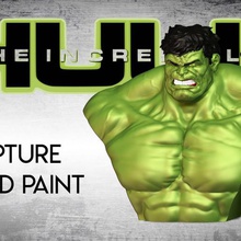Hulk Büste Skulptur 3D Modelle Kunst Spielzeug Fan Art 3dprint Wunder Kreaturen Helden Sammlerstücke 3d print model - Mito3D