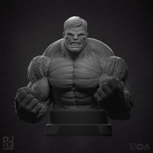 hulk bust 2022 art hulk brucebanner avengers marvel superhero figurines comic bust
