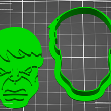 hulk cookie cutter home crackers 3d print model - Mito3D