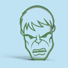 hulk à l'emporte-pièce divers 3d print model - Mito3D