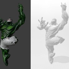 hulk dance 20 angry marvel superheroes competition agora3d 3d print model - Mito3D