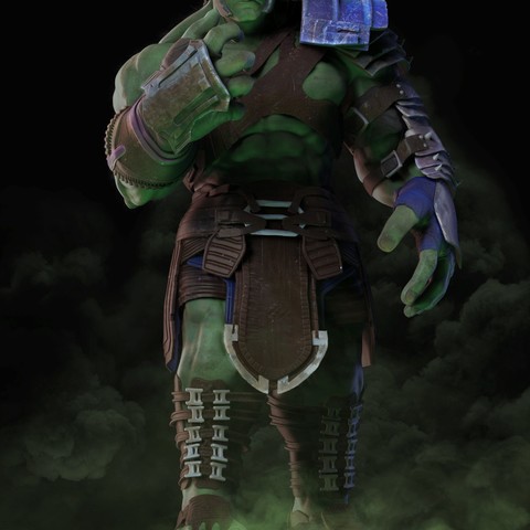hulk gladiator 3d collectable art avenger man iron thor marvel toy 3D print model - Mito3D