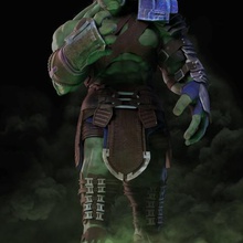 hulk gladyatör 3d koleksiyon sanat avenger adam demir thor marvel oyuncak 3d print model - Mito3D