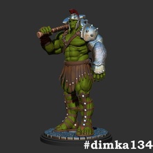 hulk gladiatore vari potenza corpo ascia armatura mutante ragnarok fumetti la marvel thor 3d print model - Mito3D