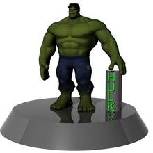 Hulk Modell 2 3d print model - Mito3D