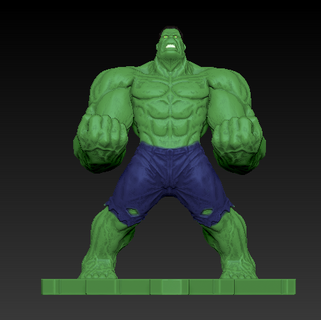 Hulk telefon Kulp destek v2 Örümcek Adam kabin hücresel ps4 sinema afiş hayret Bruce adam 3d print model - Mito3D