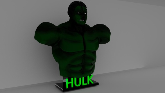 hulk esculpir fracasso 3d 3d print model - Mito3D