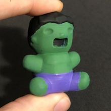 Hulk klein Schlüssel Kette Möglichkeit Wunder Spielzeug 3d print model - Mito3D
