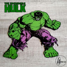 hulk parete arte 3d print model - Mito3D