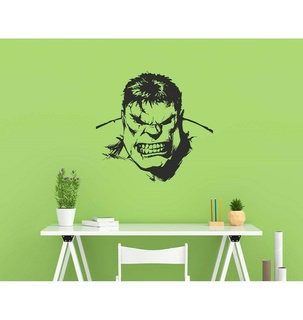 hulk parete arredamento arte casa decorativo pittura 2d disney meraviglia Vendicatori 3d print model - Mito3D