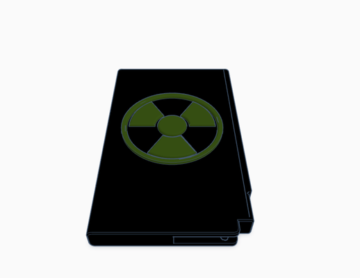casco hulk billetera superhéroe logo tarjeta crédito vengadores 3d print model - Mito3D