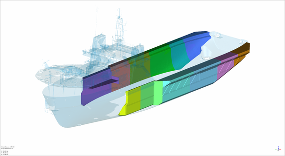 coque extension seabex traverser installateur navire modèle élargissement rc bateau 3d print model - Mito3D