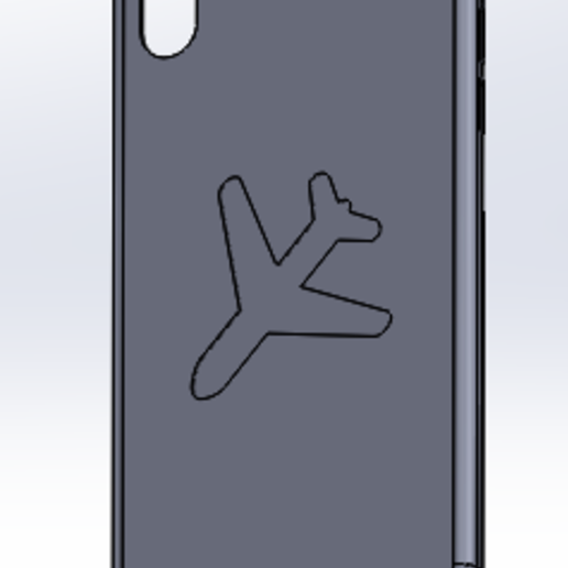hull iphone x plane gadget + plus 380 a380 iphonexs iphonex apple protection 3D print model - Mito3D