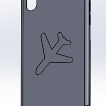 casco iphone x avião gadget + plus 380 a380 iphonexs iphonex a apple de proteção 3d print model - Mito3D