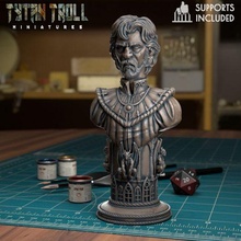 human chess bishop pre-supported 3d print model - Mito3D