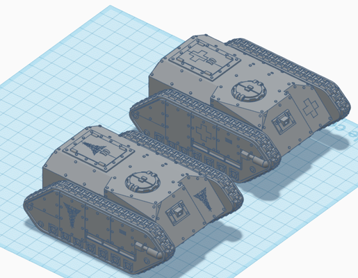 umano difesa vigore samaritano ambulanza gioco cupo futuro hdf tank wargaming giochi 3d print model - Mito3D