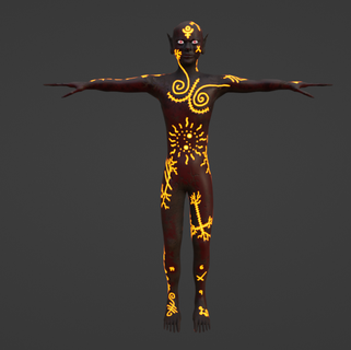 humano demônio personagem corpo 3d print model - Mito3D