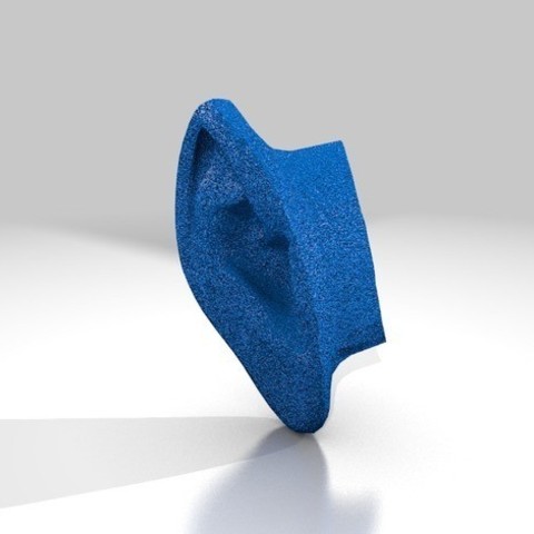 l'oreille humaine art corps l'anatomie humain, partie du 3D print model - Mito3D