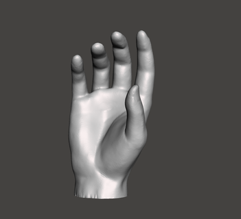 humano mano Correcto 3d print model - Mito3D