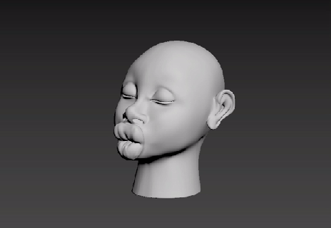 humano cabeça escultura 3d print model - Mito3D