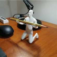 l'homme porte-stylo v20 la maison jouet l'anatomie belle de conception bureau ordinateur corps humain minimes minimaliste le crayon porte-crayon stand réaliste smart utile 3d print model - Mito3D