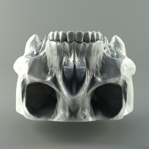 human skull various head 3D print model - Mito3D