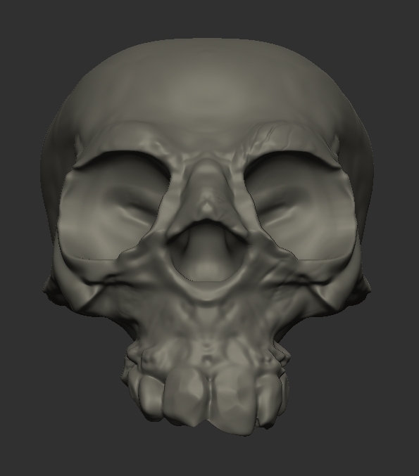 insan kafatası 3D print model - Mito3D