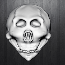 insan kafatası obj baş iskelet kemik 3d print model - Mito3D