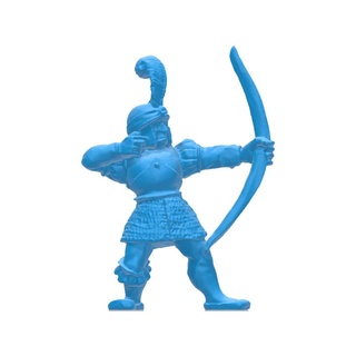 humano soldado arqueiro martelo velho 3d print model - Mito3D