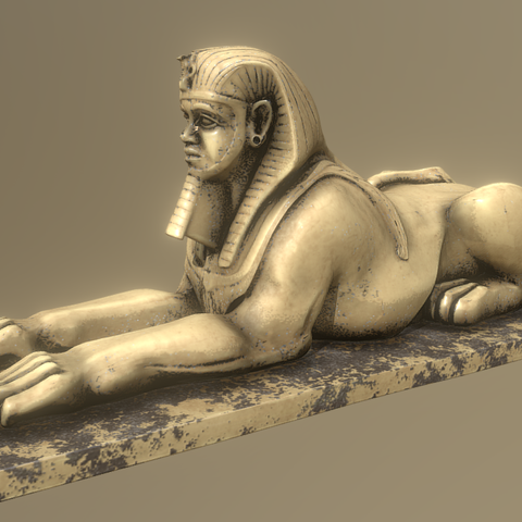 estatua humana art egipto egipcio estatuas modelo 3d arena ra ankh de desecho anubis edad dioses horus egipto-la escultura 3dprint 3dprinting 3D print model - Mito3D