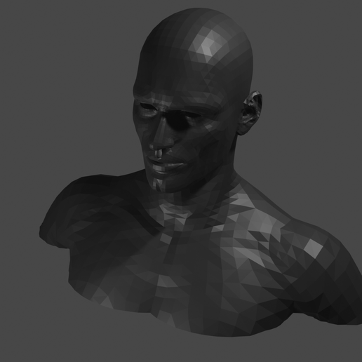 human torso head huaman 3D print model - Mito3D