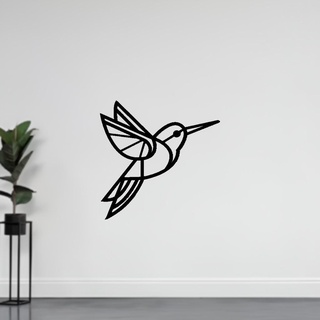 colibrí pared decoración 3d print model - Mito3D