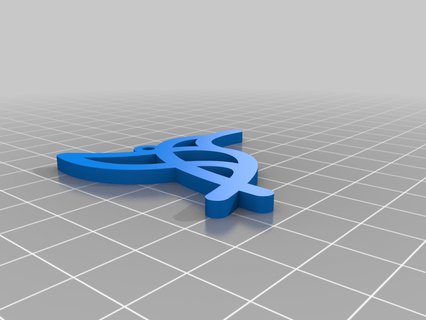 hummingbird keychain curve idea llavero picaflor simple keychains jewelry keys 3d print model - Mito3D