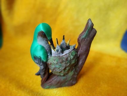 colibrì nido 3d print model - Mito3D