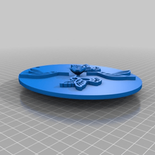 les colibris ovale outil de L'impression 3d 3d print model - Mito3D