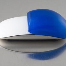 hunchback magic mouse gadget computer printed rigidbot ergonomic apple 3d print model - Mito3D