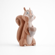 Affamato scoiattolo arte supporto gratuito animale natura carina Noce cibo inverno pronto scolpire giocattolo 3d print model - Mito3D