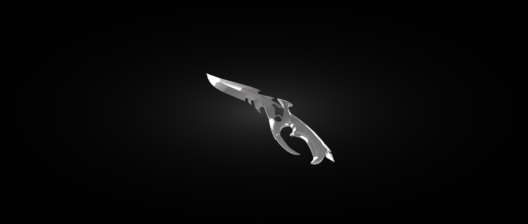 hunting knife Game fantasy hunting knife  3d print model - Mito3D