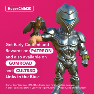 huperchibi - silverhawks quicksilver retro cartoon anime chibi huper3d 3d print model - Mito3D