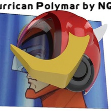 hurrican polymar manga helmet various diy 3d print model - Mito3D