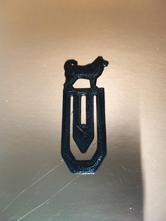 huskie cane carta clip trombone husky marchio segnalibro 3d Stampa stampa bricolage 3d print model - Mito3D