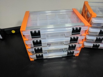 husky 11 in small parts bin organizer holder home depot husky organizer small parts storage tool holders boxes  3d print model - Mito3D