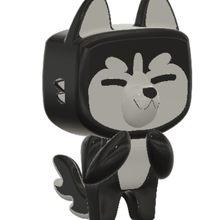 husky gunther funko style doggy toy cute mascot figure art siberianhusky 3d print model - Mito3D