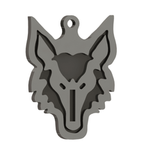 husky etiqueta do animal de estimação a casa placa mascote 3d print model - Mito3D