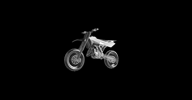 Husqvarna sm125 moto motociclo motore bicicletta motocicletta motorrad 3d print model - Mito3D