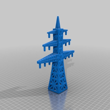 hv pylon architecture buildings structures 3d print model - Mito3D