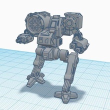 ibrido creatura aka chimera gioco 6mm americano mecha wargaming 3d print model - Mito3D