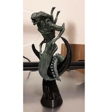 híbrido xenomorfo esculpir estrangeiro filme alienígenas 3d print model - Mito3D