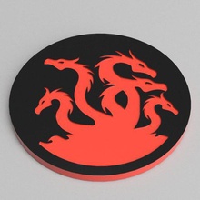 hidra zar 7 cepler tepsi temalı oyun kutusu dnd dungeons dragons 3d print model - Mito3D